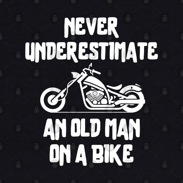 Never underestimate an old man on a bike by mksjr